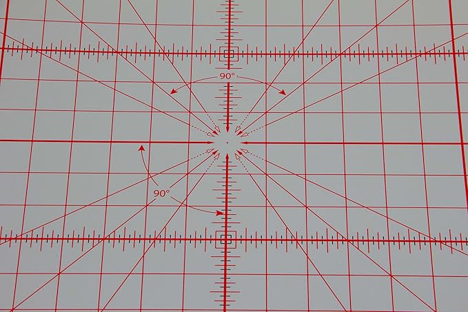 TrueCut Double Sided Self Healing Rotary Cutter Mat | Cutting Mat with 5 Layers of PVC Plastic | Self Healing Rotary Cutting Mat | Easy to See Markings (18"x24" Cutting Mat)