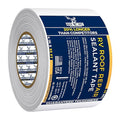 Buck RV Roof Sealant Tape – 4 Inch x 55ft, 40 Mil – Waterproof RV Tape for Roof Repair, Seams, Skylights, Vents & Window Leaks on Camper, Trailer & Boat, UV Resistant & Weatherproof, White, 1 Pack