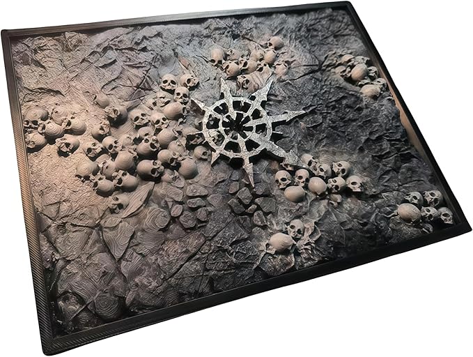 Dry Brush Palette | Texture Palette for Miniature Painting & Model Kits - Drybrush & Paint Scraping Tool(Alternative to Wet Palette) (7.87x5.9in) (01)