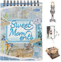 Uideyvi Sweet Series Sticker Scrapbooking Supplies for Junk Journal, 25 Sheets Washi Stickers and 25 Sheets PET Stickers(TZ-010-004)