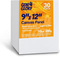 Canvases for Painting 9 x 12 inch-30 Pack, Artist Blank Canvas Boards for Painting- Oil & Acrylic Painting Canvas Panels, White