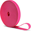 Mandala Crafts 0.5 Inch Elastic Silicone Gripper Tape for Clothing - 10 Yds Dotted Non Slip Elastic Band for Sewing - Hot Pink Silicone Flat Fabric Stretchy Ribbon Straps
