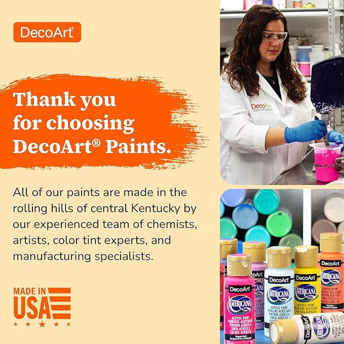 DecoArt DecoEARTH Sustainable Acrylic Paint Set – Starter Set, 24 Bottles (2 fl oz) – Eco-Conscious Paint Made from Recycled Materials for Art & DIY Crafts