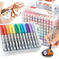 Woomer Acrylic Markers 120 Colors, Durable Brush Tip Acrylic Paint Pens Paint Markers for Rock Painting Glass Wood Stone Fabric, Art Supplies