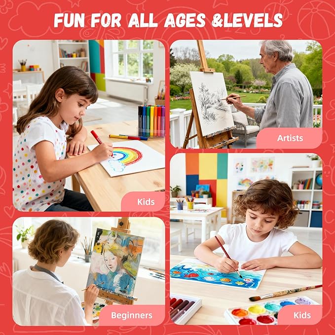 Simetufy 12 Pack 9 x 12 inch Canvas Boards for Painting Canvas Panels- Gesso Primed Acid-Free 100% Cotton for Acrylics Oil Watercolor Tempera Paints