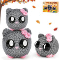 Crochet Kit for Beginners, Beginner Crochet Kit for Adults with Step-by-Step Video Tutorials, DIY Crochet Animal Kits Knitting Supplies