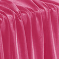 KKJIAF Pink Stretch Velvet Fabric 60 Inch Wide, 1 Yard Soft Stretchy Fabric for Sewing Clothes, Apparel, Costume, Crafts - 90% Polyester 10% Spandex