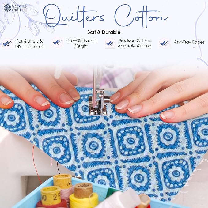 Jelly Roll Fabrics for Quilting Clearance 40 Strip 2.5" x 44" | Cotton Strips Bundles – Perfect Quilting Fabric for Sewing, Precut Quilt Projects, and DIY Crafts (Scandinavian Cottage)