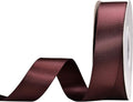 YAMA Double Face Satin Ribbon - 1 Inch 25 Yards for Gift Package Wrapping,Floral Design,Hair Bow Clip Making,Crafting,Sewing,Wedding Decor, Burgundy