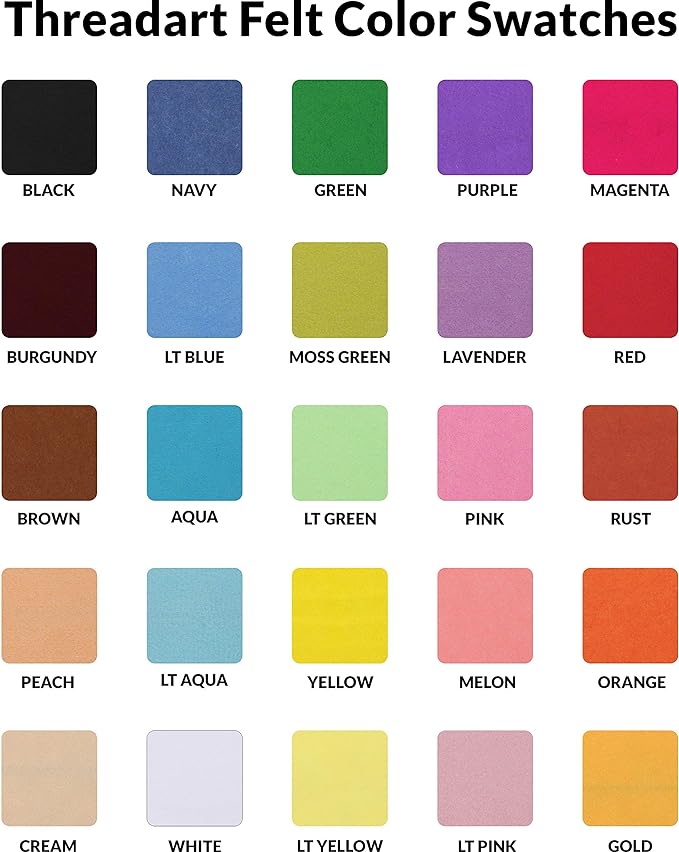 Threadart Premium Felt Roll - 12" x 10yd - Magenta | Soft Wool-Like Feel | 1.2mm Thick Fabric for DIY Crafts, Sewing, Crafting Projects | Compatible with Cricut Maker