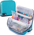 Crochet Hook Case - Stand Up Organizer - Unique Design - Holder for Knitting & Crochet Supplies