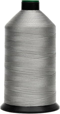 Extra Strong Bonded Nylon Thread #92 Tex90 – 16 OZ, 4200yds, Versatile Stitching Solution for Leather, Upholstery, Canvas Repair and More (Light Gray)