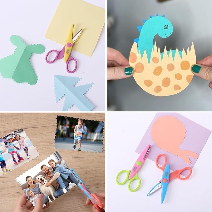 Mr. Pen- Craft Scissors Decorative Edge, 6 Pack, Zig Zag Scissors for Crafting