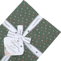 Tinyspool & Co. 100% American Cotton Fabric – 3 Yard Cut Quilting Fabric – Prewashed Preshrunk Yardage for Quilt Backing Borders Binding Sewing Crafts – Cottagecore No.19 – Dark Olive
