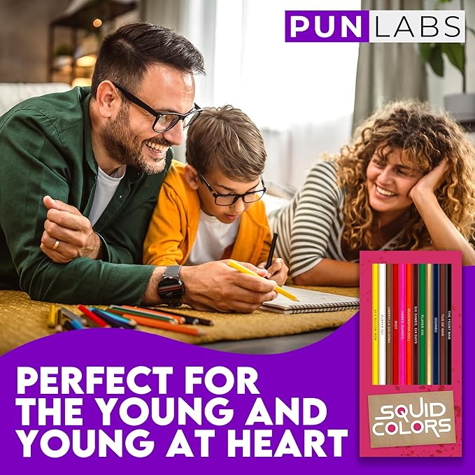 Squid Colors Wooden Colored Pencil Set for Kids – 12 Squid Game-Inspired Parody of Korean Series with Foil-Stamped Names, Adults Coloring Books and Recreation - Ideal for Squid Game-Fan Gift
