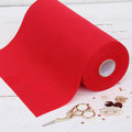 Threadart Premium Felt Roll - 12" x 10yd - Red | Soft Wool-Like Feel | 1.2mm Thick Fabric for DIY Crafts, Sewing, Crafting Projects | Compatible with Cricut Maker