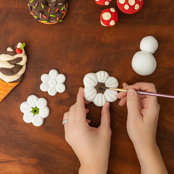 White Air Dry Foam Clay Bulk Pack - Squishy, Soft Clay for Slime, Cosplay, Modeling, Molding, Sculpting, Arts & Crafts Projects - No-Bake Craft Clay in a Standup Zip Bag - Pack of 2 (1.1 Pounds Each)