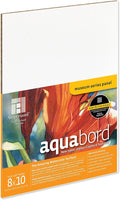 Ampersand Art Supply Watercolor Painting Panel: Museum Series Aquabord, 1/8 Inch Flat Profile, 8" x 10"