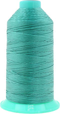 Mandala Crafts Size 277 840D T270 Bonded Nylon Thread - Aquamarine 800 YDs Tex 270 Heavy Duty Sewing Threads for Leather, Jeans, Weaving, Outdoor Marine Upholstery