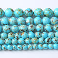 8MM 46PCS Blue Shell Turquoise Spacer Loose Beads for Jewelry Making DIY Bracelet Necklace