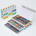 MEEDEN Soft Oil Pastels Set: 144 Vibrant Colors Art Oil Pastels for Blending Layering Shading Drawing - Smooth Oil Pastel Crayons for Artists Beginners Adults Teachers Christmas Painting