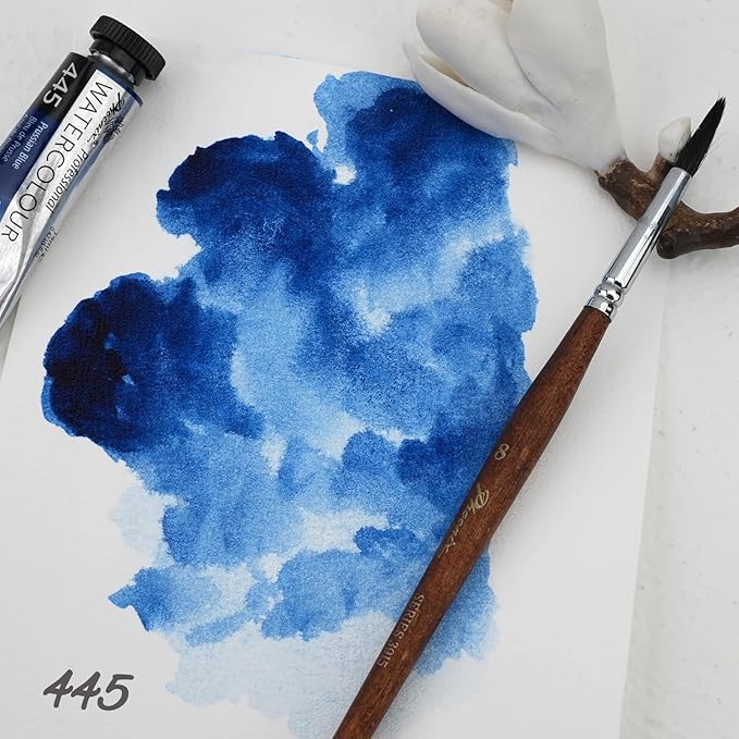 PHOENIX Professional Watercolor Paint Single Tube - 0.47 Fl Oz / 14ml - Prussian Blue