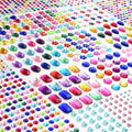 2102pcs Gems Stickers, Self Adhesive Gems for Crafts Bling Rhinestones for Crafts, Assorted Shapes Jewels Rhinestones Stickers, Muticolor