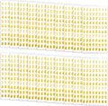 20 Sheets Gold Number Stickers 0-9, Mini Numbers Sticker Small Self-Adhesive Glitter Number Stickers for Phone Plate on Car Scrapbooking DIY Crafts Classroom Decor