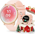 Hwagol Smart Watches for Women Android Phones iPhone Compatible(Bluetooth Call),1.39'' Round Fitness Tracker Heart Rate/SpO2/Sleep Monitor,100+Sport Modes Pedometer