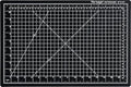 Dahle Vantage 10671 Premium Self-Healing Cutting Mat, 12"x18", 1/2" Grid, 5 Layers for Max Healing, Perfect for Crafts & Sewing, Black