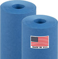 18" x 1200" (100 ft) Dark Blue Kraft Paper Roll (Value Pack of 2), 45 lbs Thickness, Made in USA Colored Kraft Paper for School, Bulletin Board - Odorless, Non-Toxic, Safe for Kids