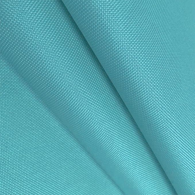 Waterproof Canvas Fabric by The Yard 600D Upholstery Cordura Fabric 58" Wide for Chairs Indoor Outdoor Water Resistant Canvas Polyester Material Sewing DIY Cloth, 3 Yards Pale Turquoise