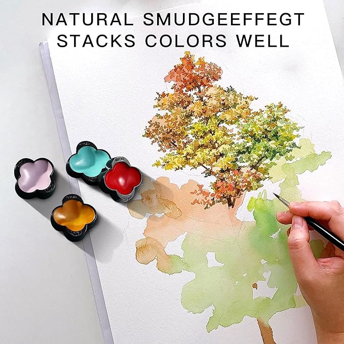 rubens Watercolor Paint Set 24 Colors,Professional Art Supplies,Water Colors Paint Adult Set，Artistro,Beginner