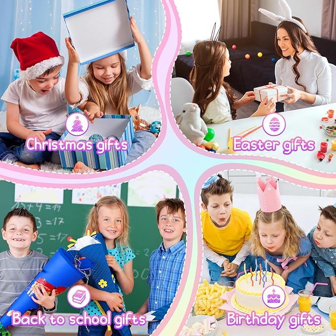 Stocking Stuffers for Kids, Colored Pencils, Art Supplies, 12 Rainbow Pencils, Teen Girl Gifts Trendy Stuff, Arts and Crafts for Kid Ages 8-12, Kids Stocking Stuffers, Gifts for 6-12 Year Old Girl