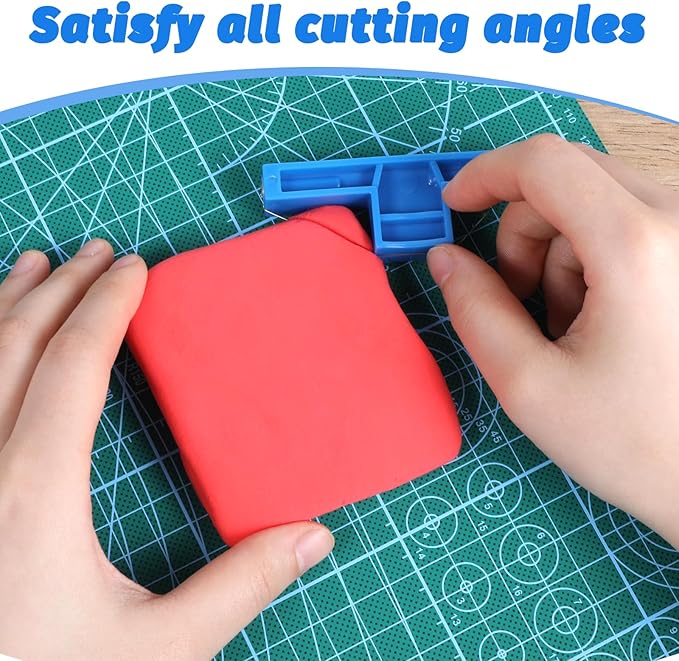 Angle Cutting Clay Tool Small Steel Wire Bevel Cutter Steel Wire Bevel Cutter Plastic Ceramic Wire Pottery Angle Clay Trimming Tool for Pottery Ceramics Sculpting