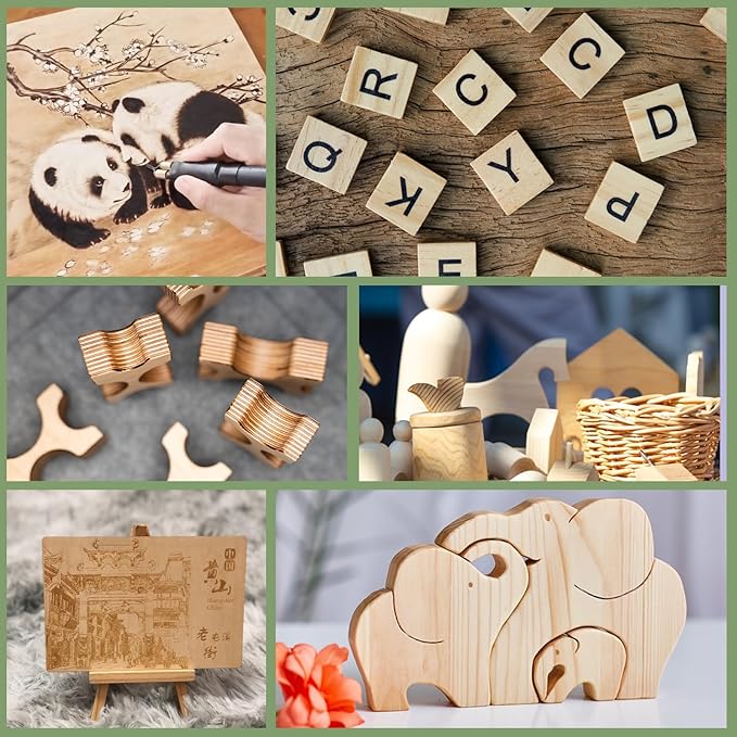 18 Pack Basswood Sheets12x18x1/8 Inch, Unfinished Wood for Crafts, 3mm Basswood for Laser Cutting & Engraving, Wood Burining,Architectural Models, Wood Board for Painting.