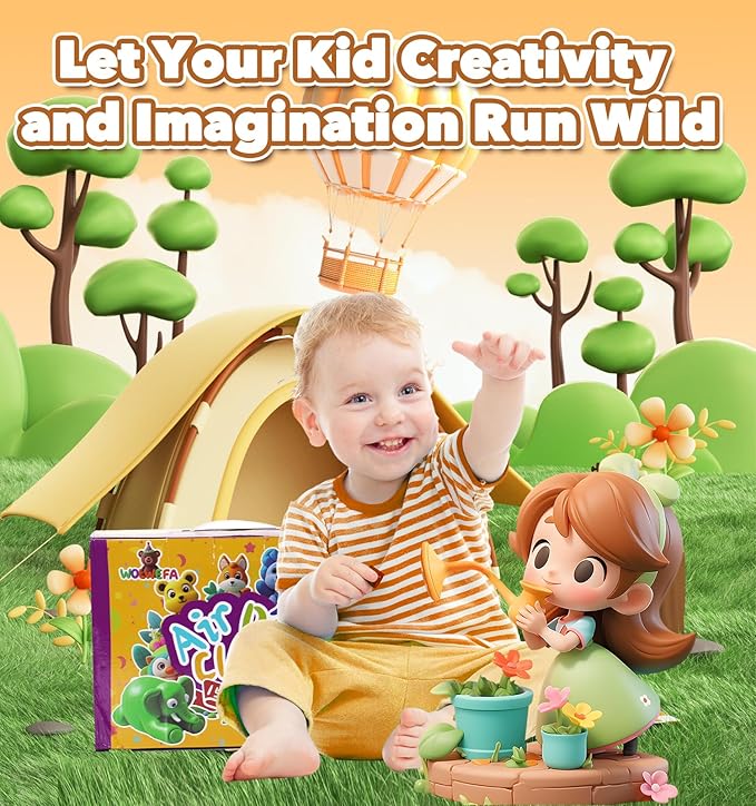 Air Dry Clay 80 Packs Foam Clay Air Dry Foam Clay for Kids, Moldable Super Light Weight Clay Perfect for Arts, Crafts, Classroom Teaching