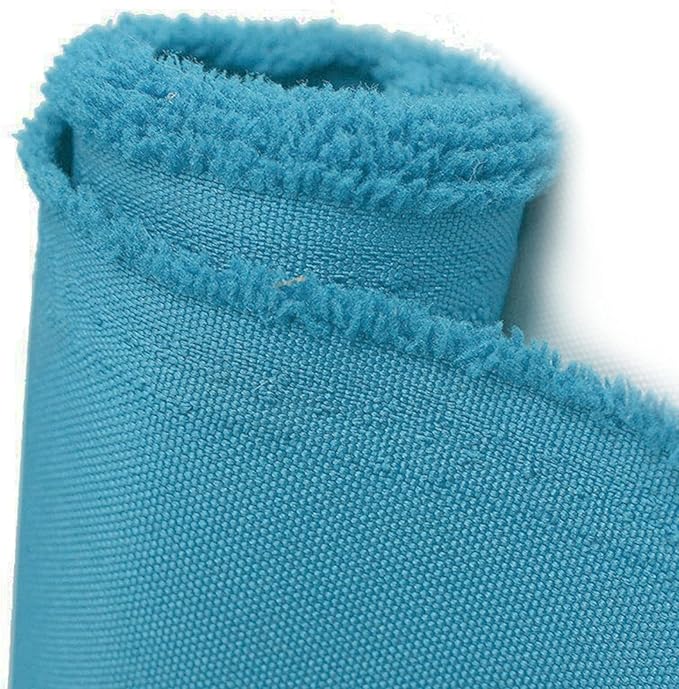 Waterproof Canvas Fabric by The Yard 600D Upholstery Cordura Fabric 58" Wide for Chairs Indoor Outdoor Water Resistant Canvas Polyester Material Sewing DIY Cloth, 3 Yards Cyan Blue