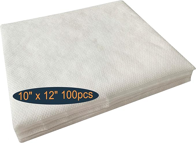 HimaPro No Show Cutaway Invisible Mesh Machine Embroidery Stabilizer Roll - Light to Medium Weight 1.8 Ounce(10 inch x 12 inch 100 PCs) - Made of Embossed Nylon