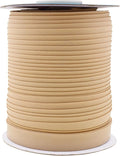 Mandala Crafts 55 Yards 5/8 Inch Khaki Double Fold Bias Tape for Sewing - Bias Binding Tape for Quilting Binding, Hemming, Seam, and Fabric Piping