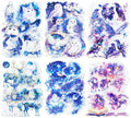 Magical PET Sticker Set, 60Pcs Fantasy Holographic Stickers for Scrapbooking, Journaling, DIY Crafts, and Collage Supplies