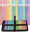 Pastel Pencils,Oil Based Wooden Macaron Colored Pencil Set for Adults Coloring Books Drawing Sketching Art Supplies