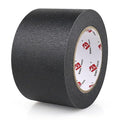 BOMEI PACK Wide Painters Tape 3 Inch,Wide Black Masking Tape, 55 yds Length, Multi-Surface Adhesive Painting Tape 21-Day Clean Removal for Painting, DIY, Arts, Crafts, Labeling