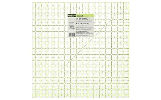 Omnigrip 16-1/2" x 16-1/2" Non-Slip Square Quilting Ruler by Omnigrid