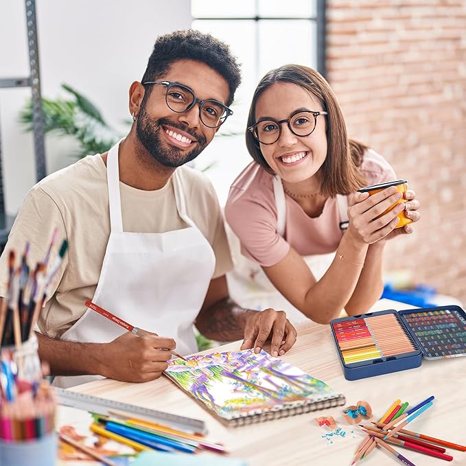 KALOUR 72 Professional Colored Pencil for Coloring,Oil-Based,Soft Core–Ideal for Artists and Beginners