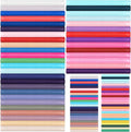 100 Pcs Cotton Fabric Squares, 10 X 10 Inch, 4 X 4 Inch Solid Color Quilting Fabric Bundle, Precut Patchwork Sewing Scrap for DIY Crafts, Clothing, Quilting