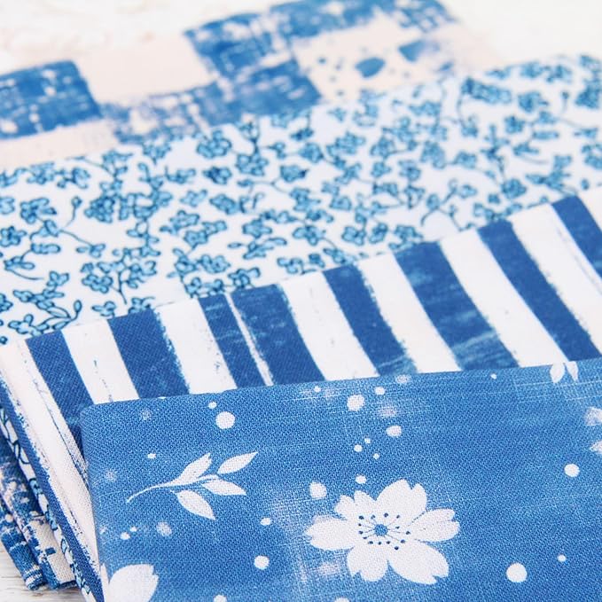 Threadart Exclusive 15 Fat Quarter Bundles - Patriotic Vintage Prints 100% Cotton Fabric - Premium 100% Cotton Quilting Fabric - No Duplicates - Full Size Fat Quarters 18"x21" - Patriotic