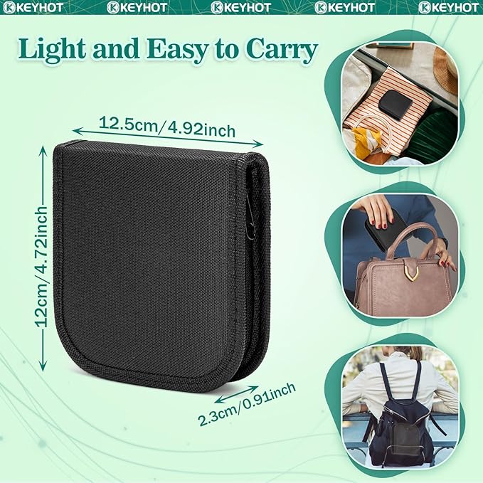 KEYHOT Sewing kit Basic,Needle and Thread Kit,Travel Small Sewing Machine Supplies for Adults Beginners Men, Home Travel Emergency Including Scissors Measure Tape Needle Threader (69pcs)