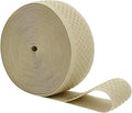 Mandala Crafts 1.5 Inch Elastic Silicone Gripper Tape for Clothing - 10 Yds Dotted Non Slip Elastic Band for Sewing - Beige Silicone Flat Fabric Stretchy Ribbon Straps