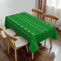 American Football Field Rectangle Tablecloth Green Lawn Sport Table Cloth Dining Table Cover for Home Kitchen Restaurant Party Buffet Picnic 54 x 72 Inch